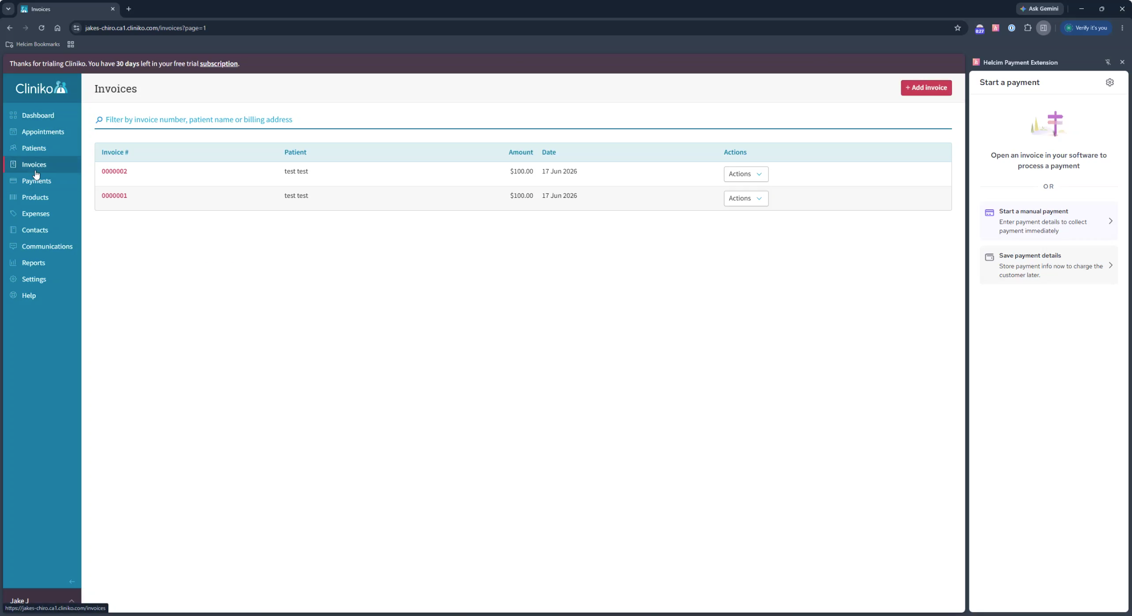 Screenshot 4 of Cliniko