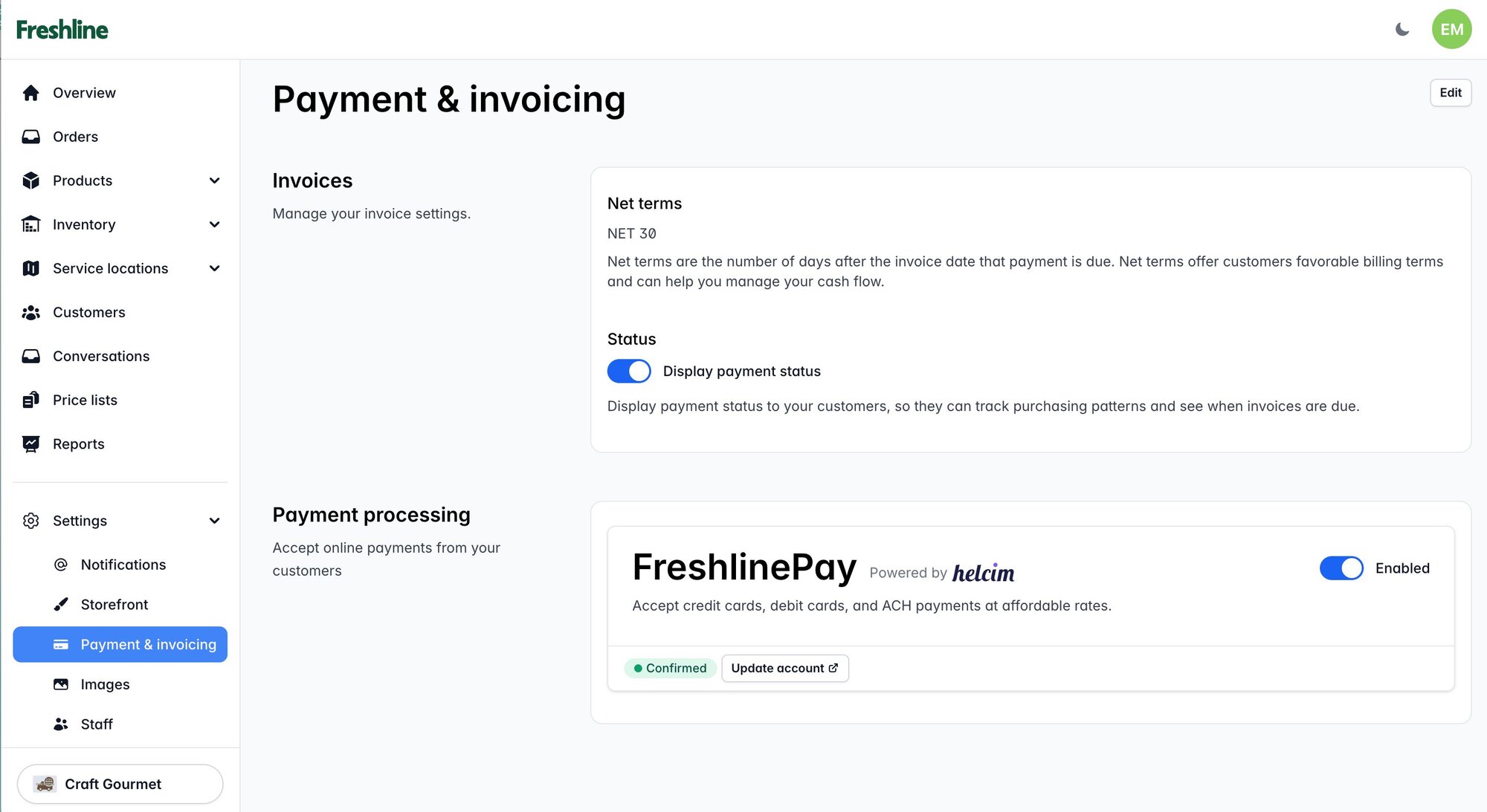 Screenshot 1 of Freshline