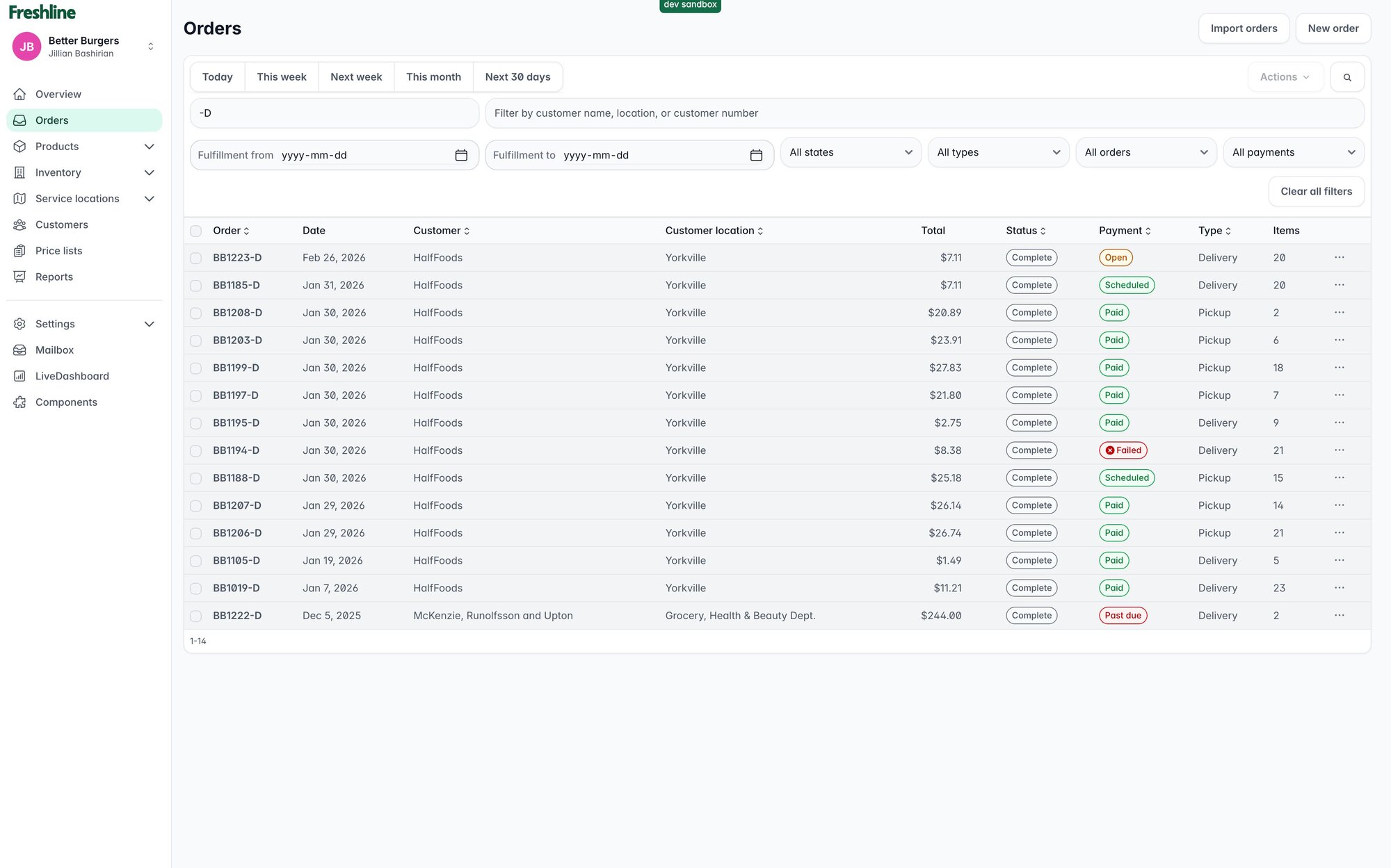 Screenshot 3 of Freshline
