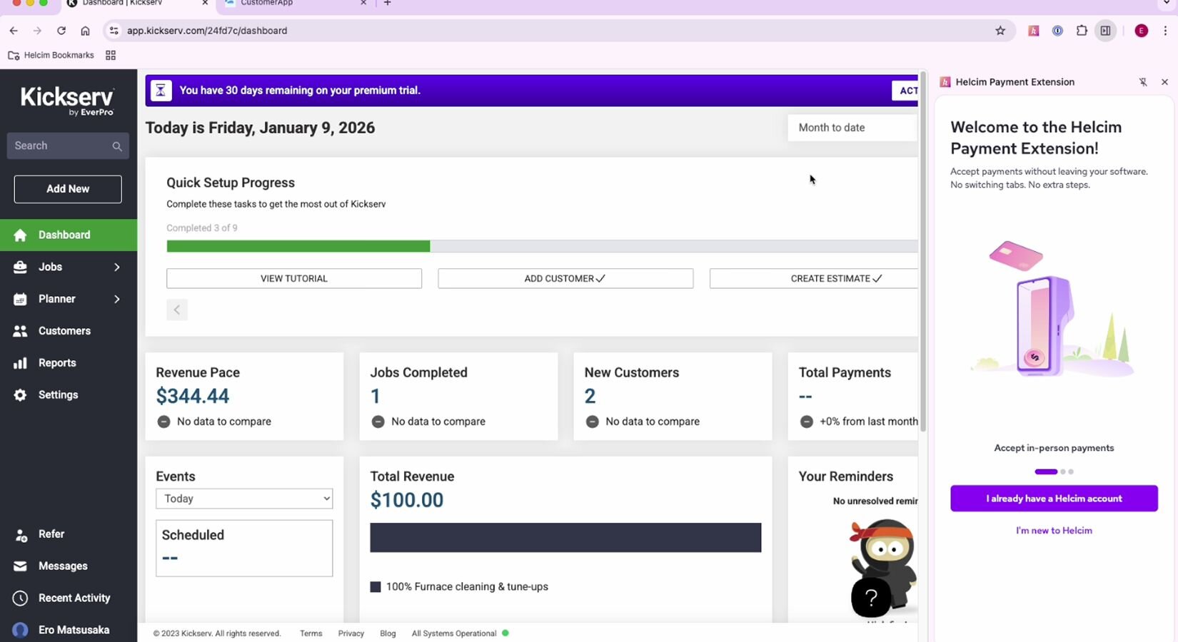 Screenshot 1 of Kickserv