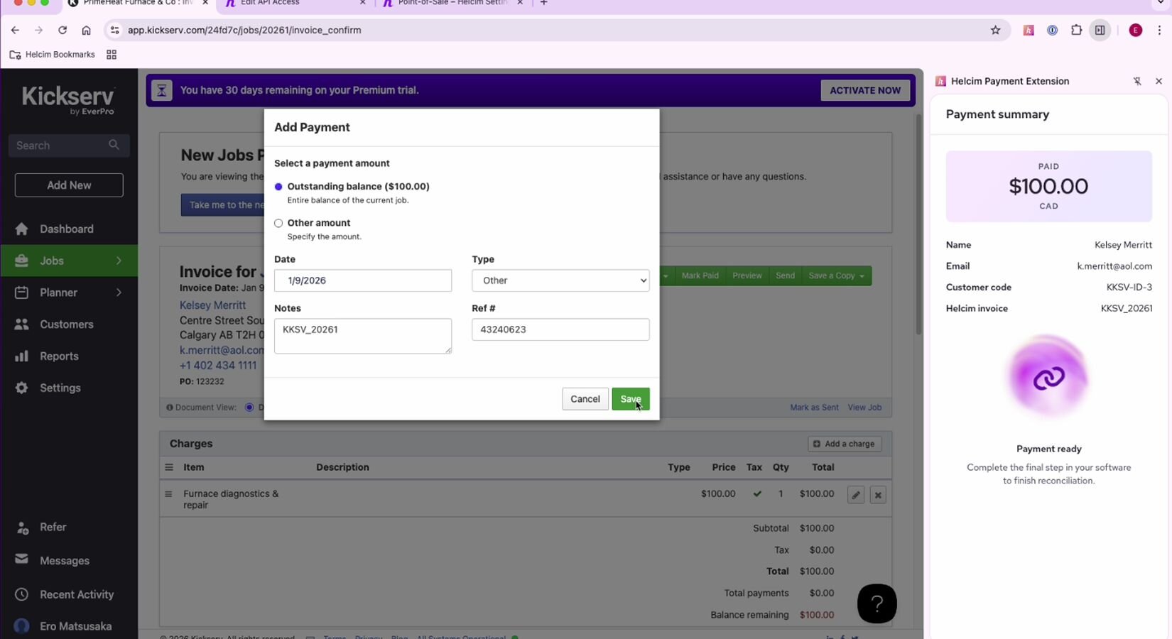 Screenshot 4 of Kickserv