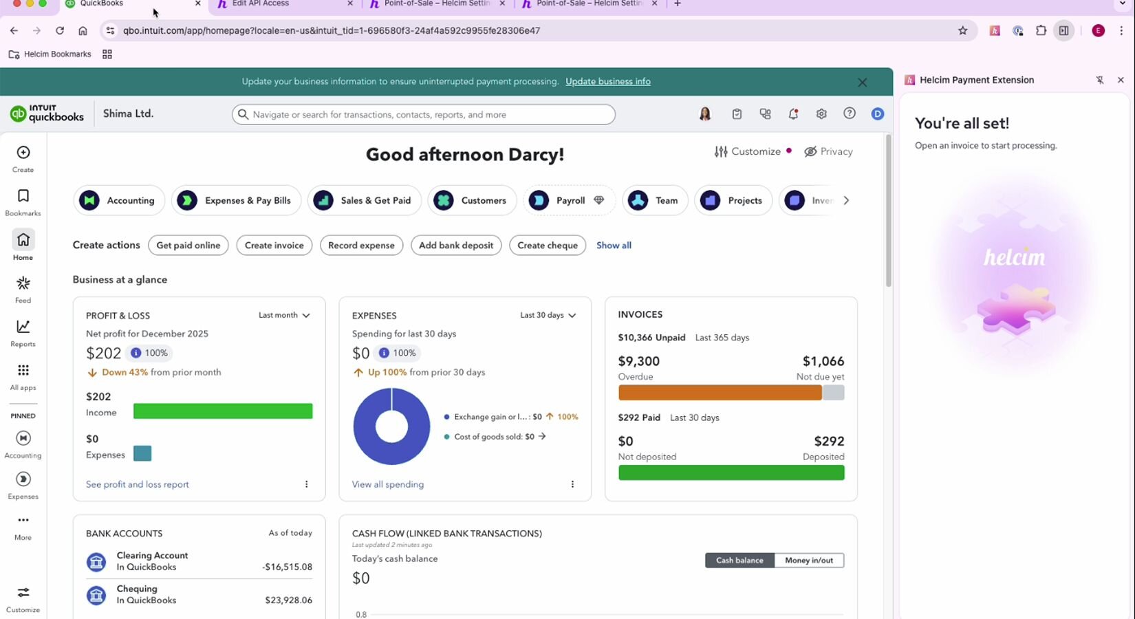 Screenshot 2 of QuickBooks Online for keyed and in-person payments