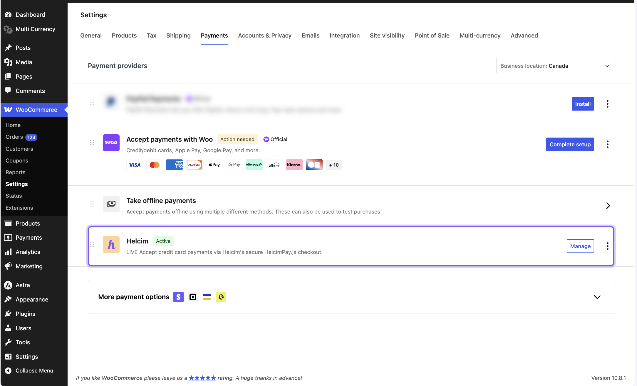 Screenshot 2 of WooCommerce