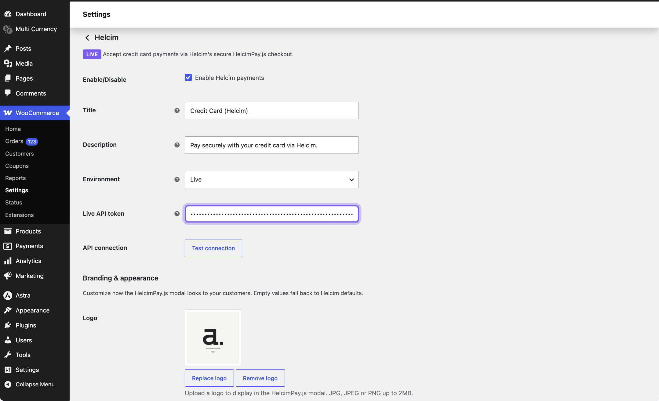Screenshot 3 of WooCommerce