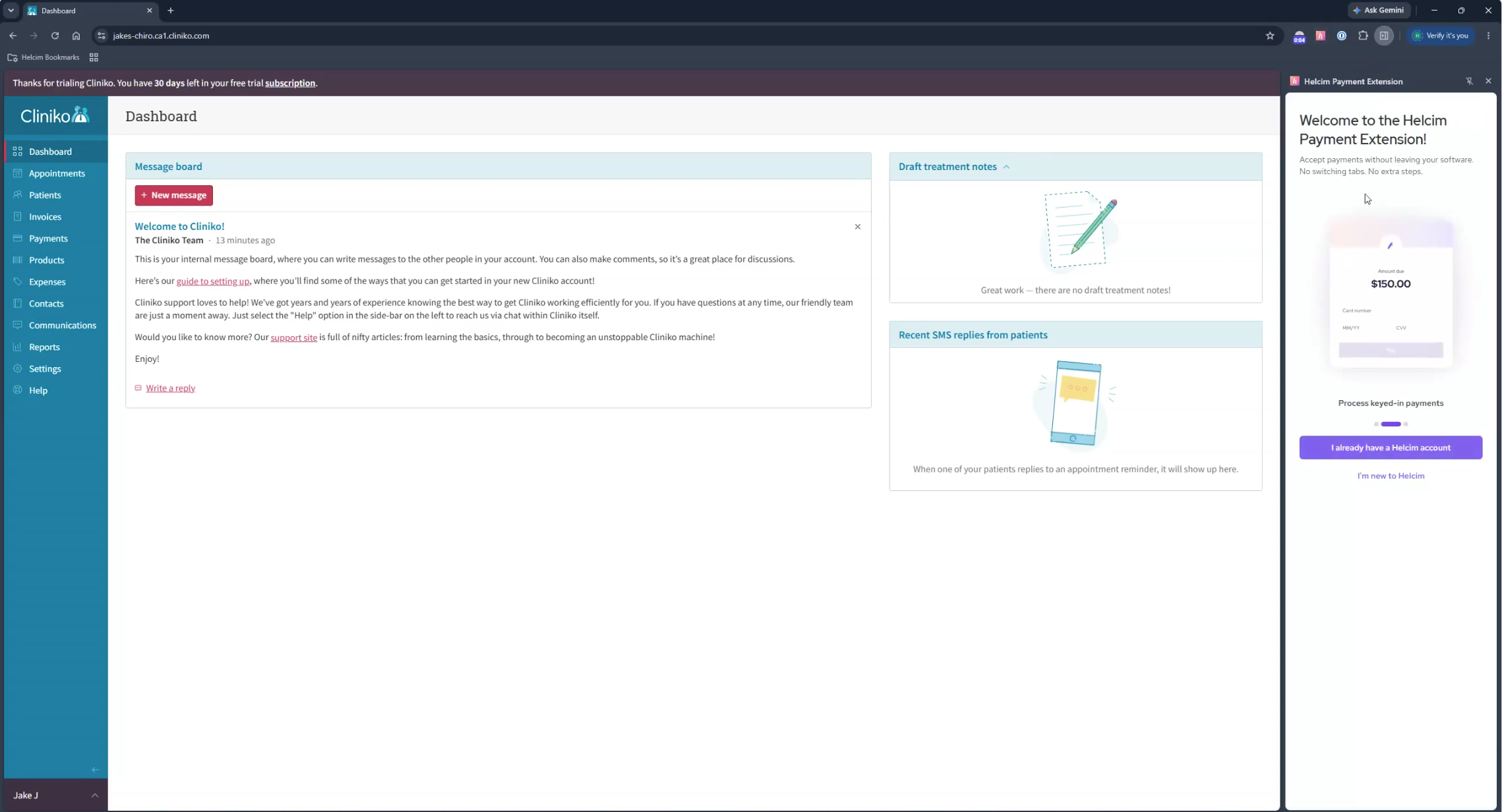Screenshot 1 of Cliniko