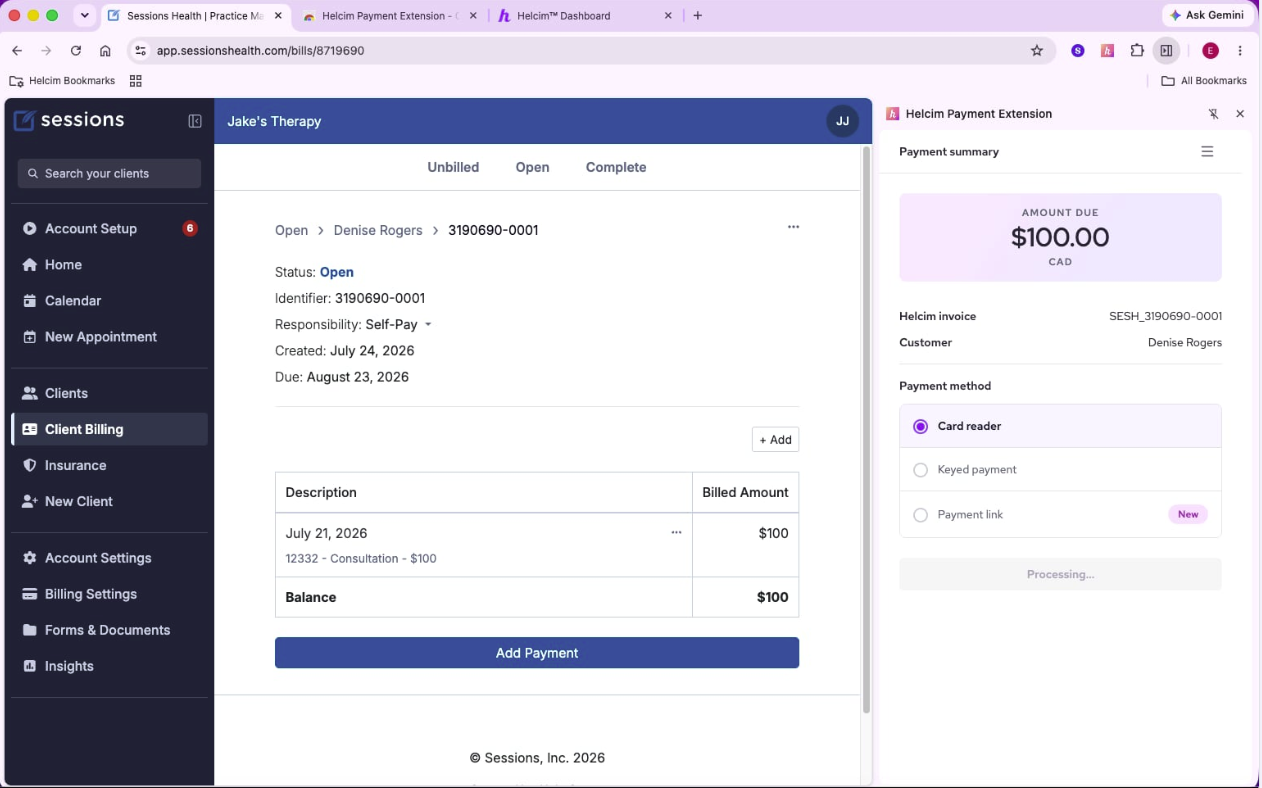 Screenshot 2 of Sessions Health