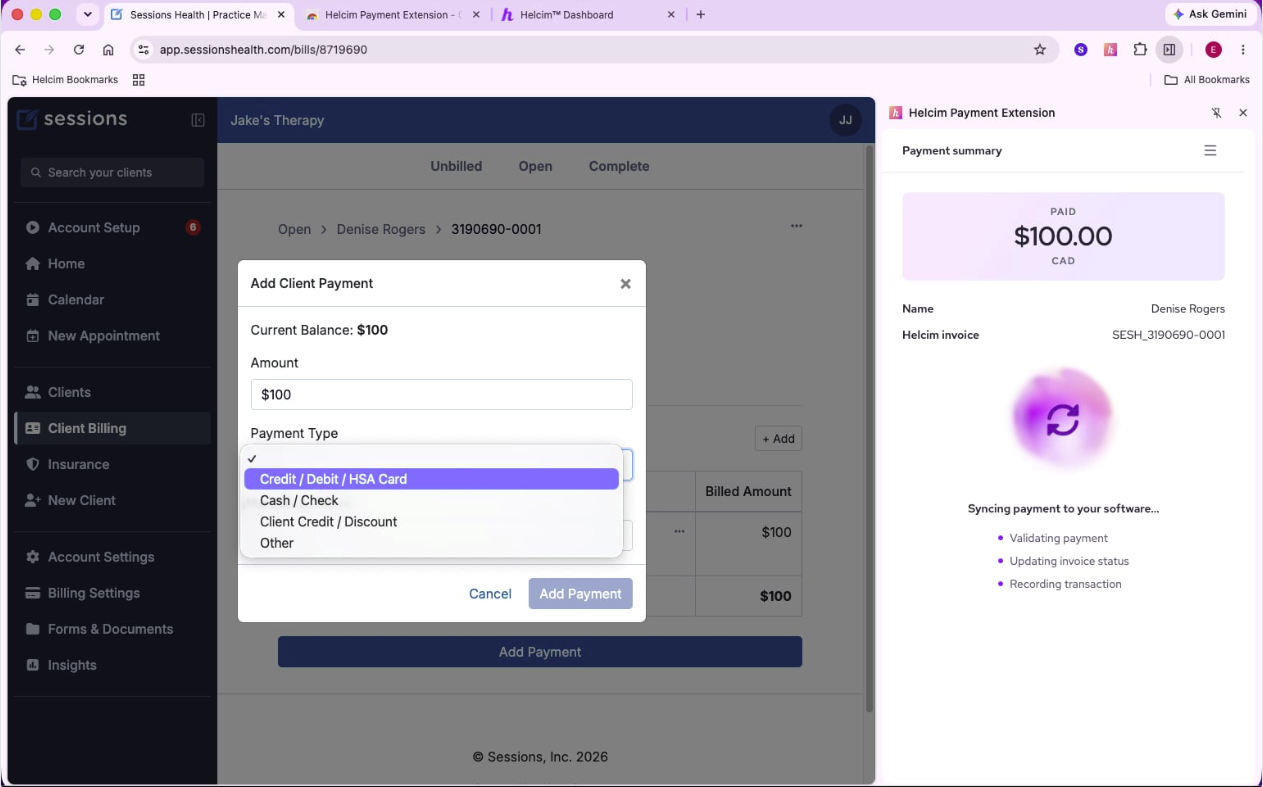 Screenshot 3 of Sessions Health