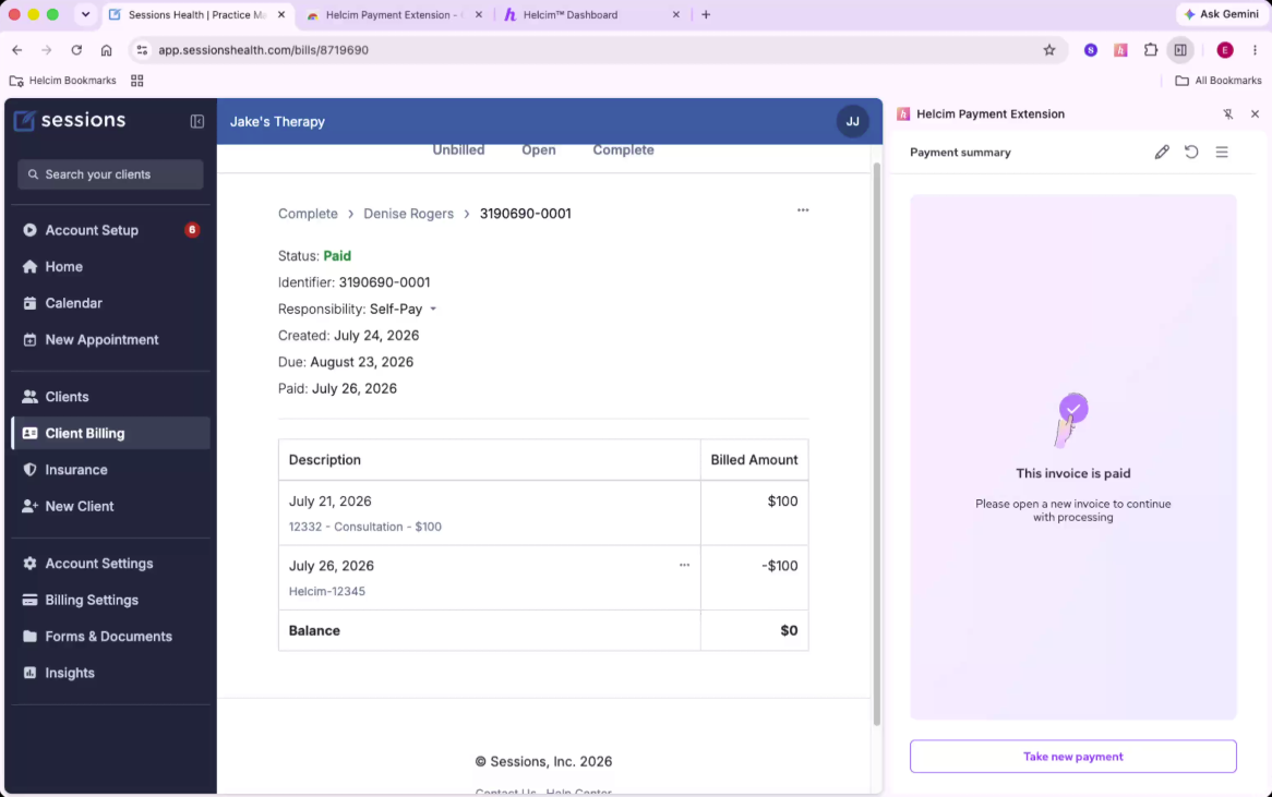 Screenshot 4 of Sessions Health