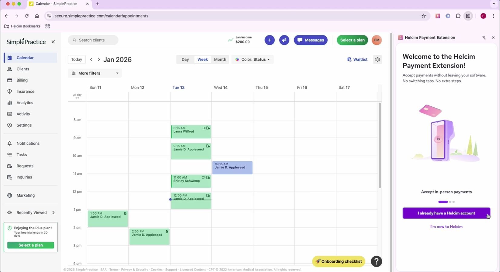 Screenshot 1 of SimplePractice