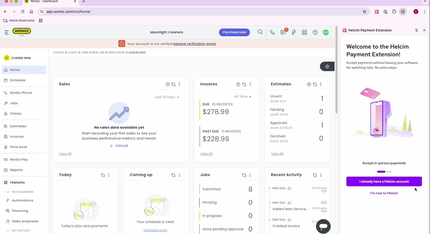 Screenshot 1 of Workiz