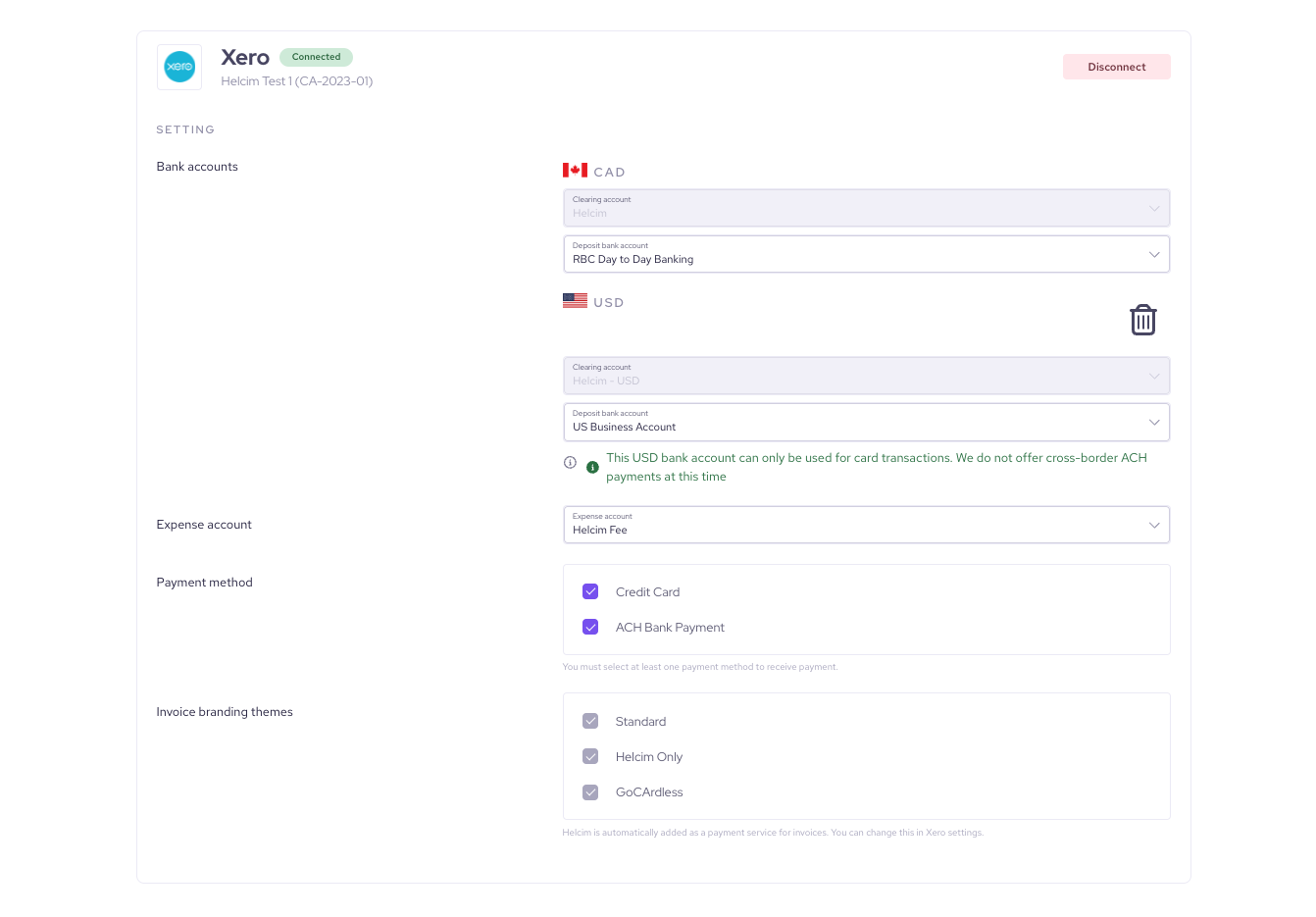 Screenshot 2 of Xero integration for online invoices