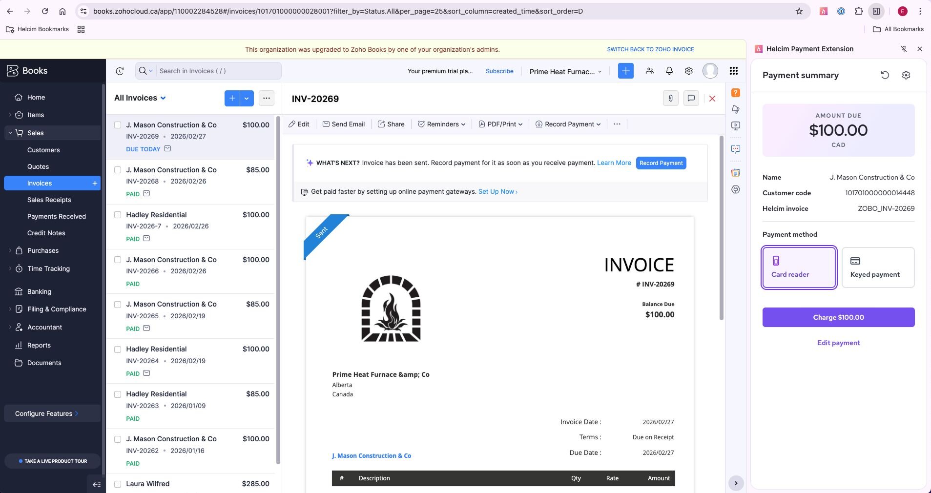 Screenshot 2 of Zoho Books