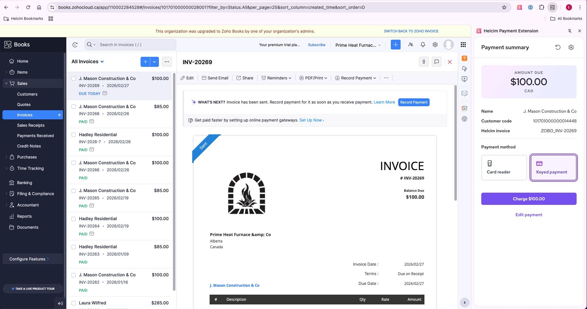 Screenshot 3 of Zoho Books