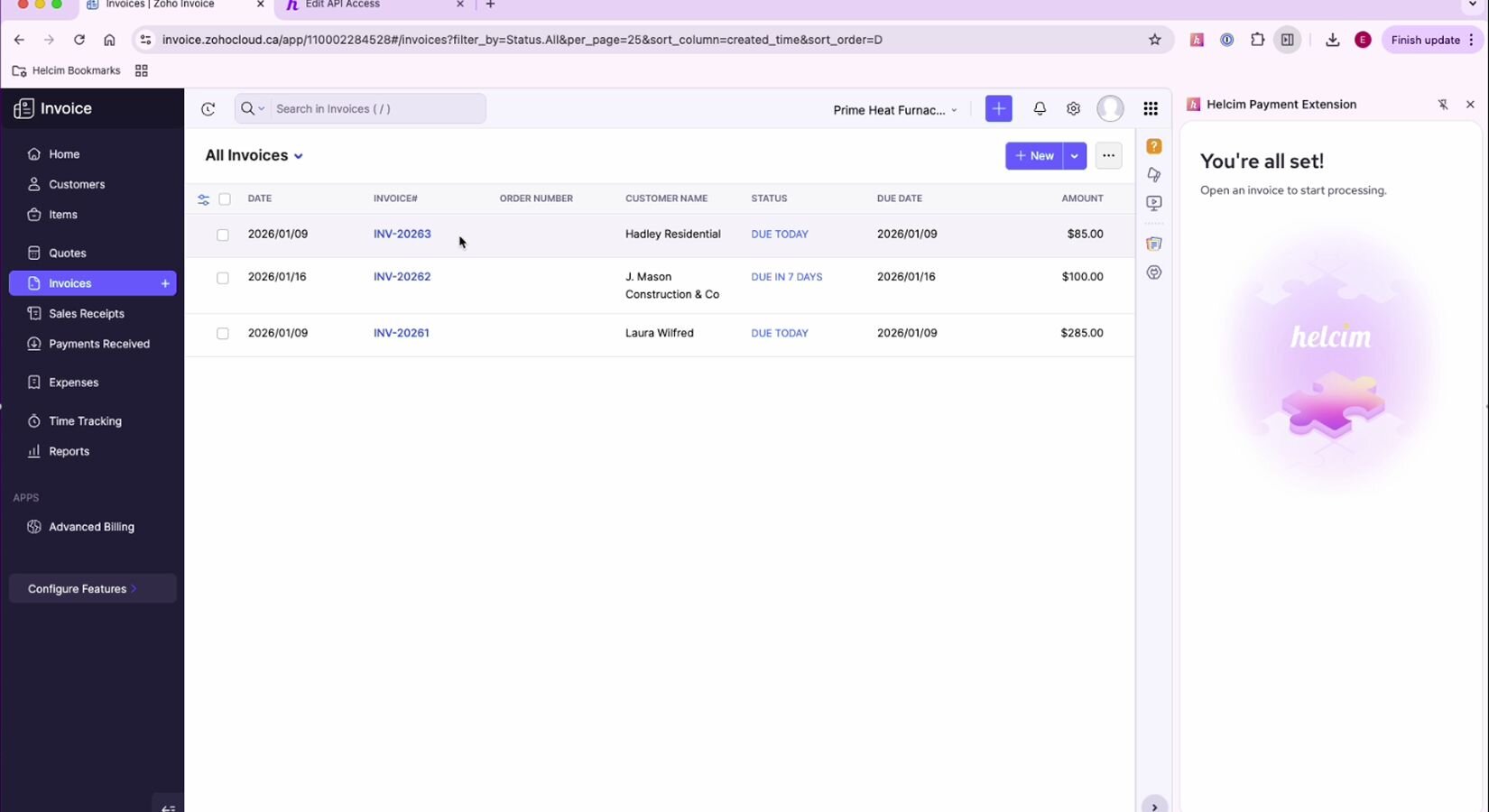 Screenshot 2 of Zoho Invoice