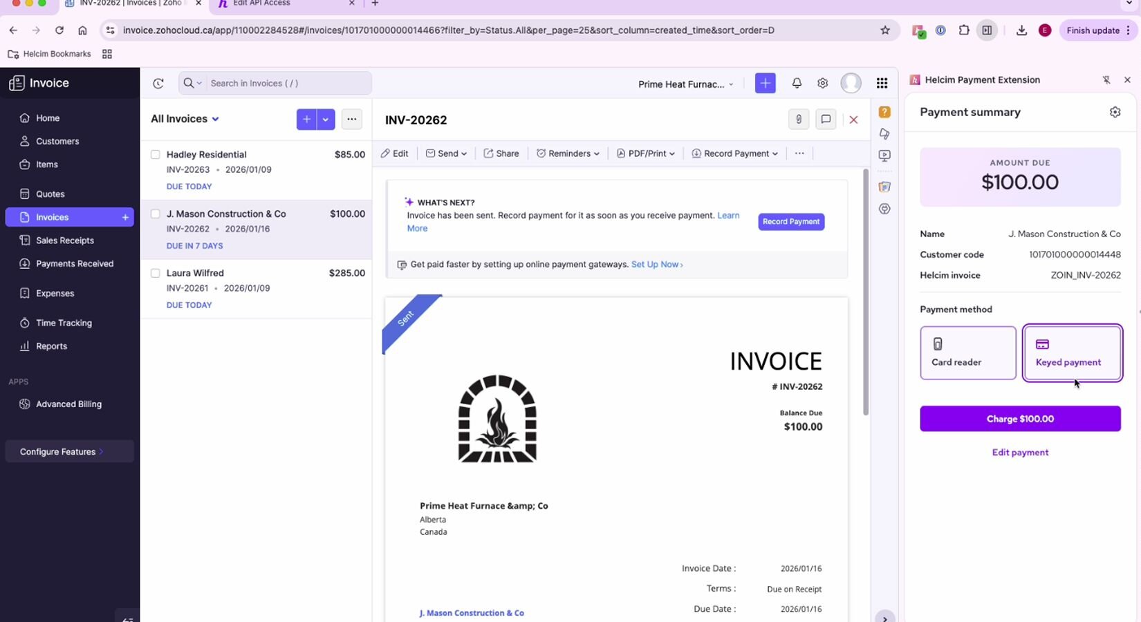Screenshot 3 of Zoho Invoice