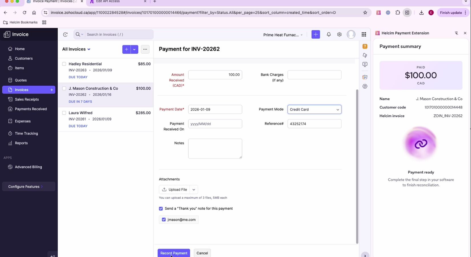 Screenshot 5 of Zoho Invoice