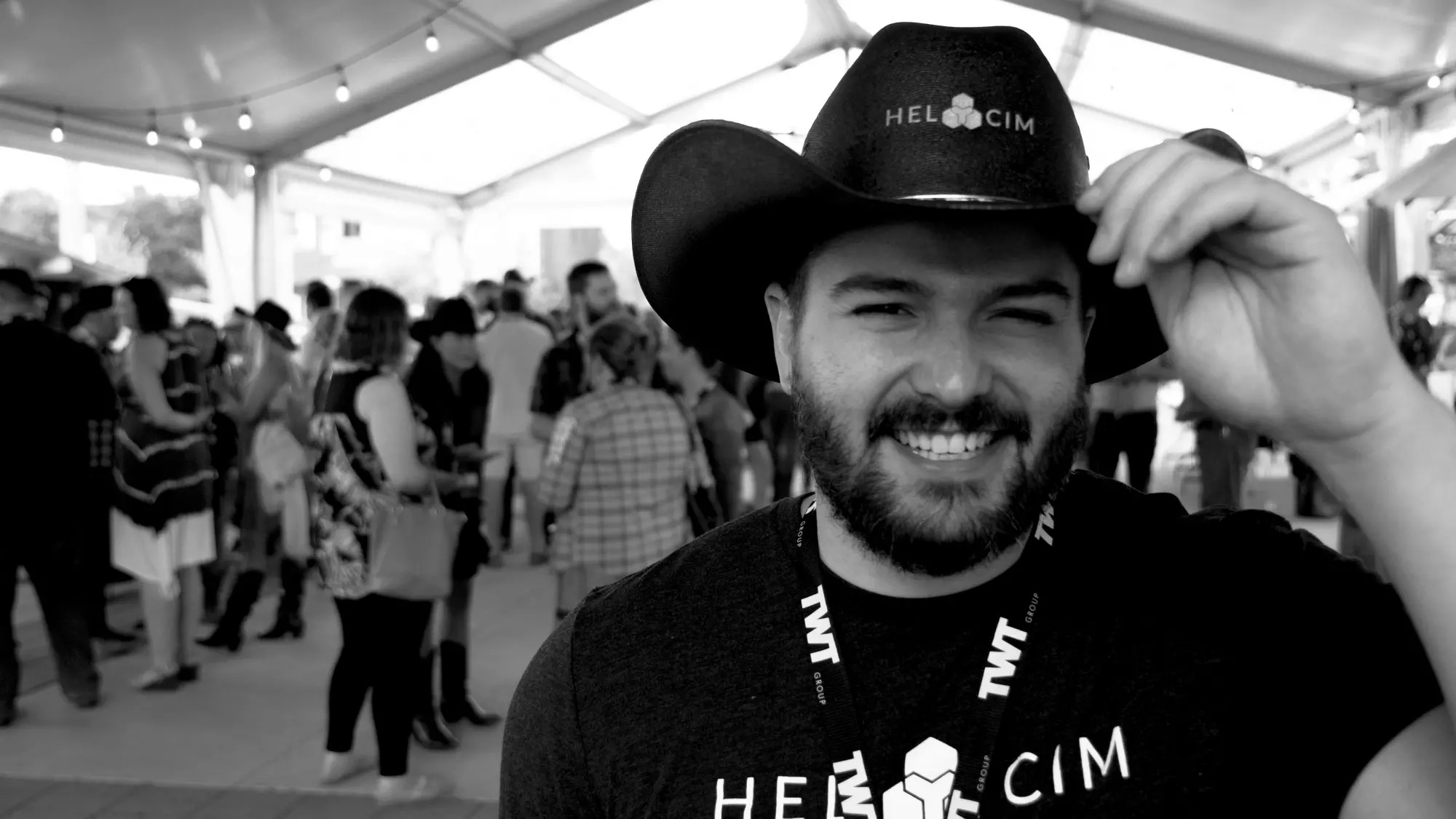 Nic at a Calgary Stampede Party