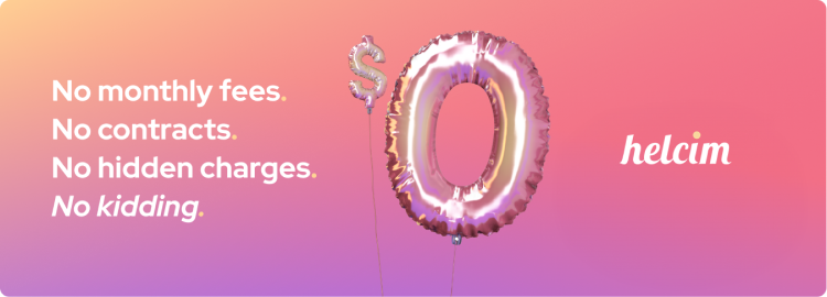 Sign up with helcim for free