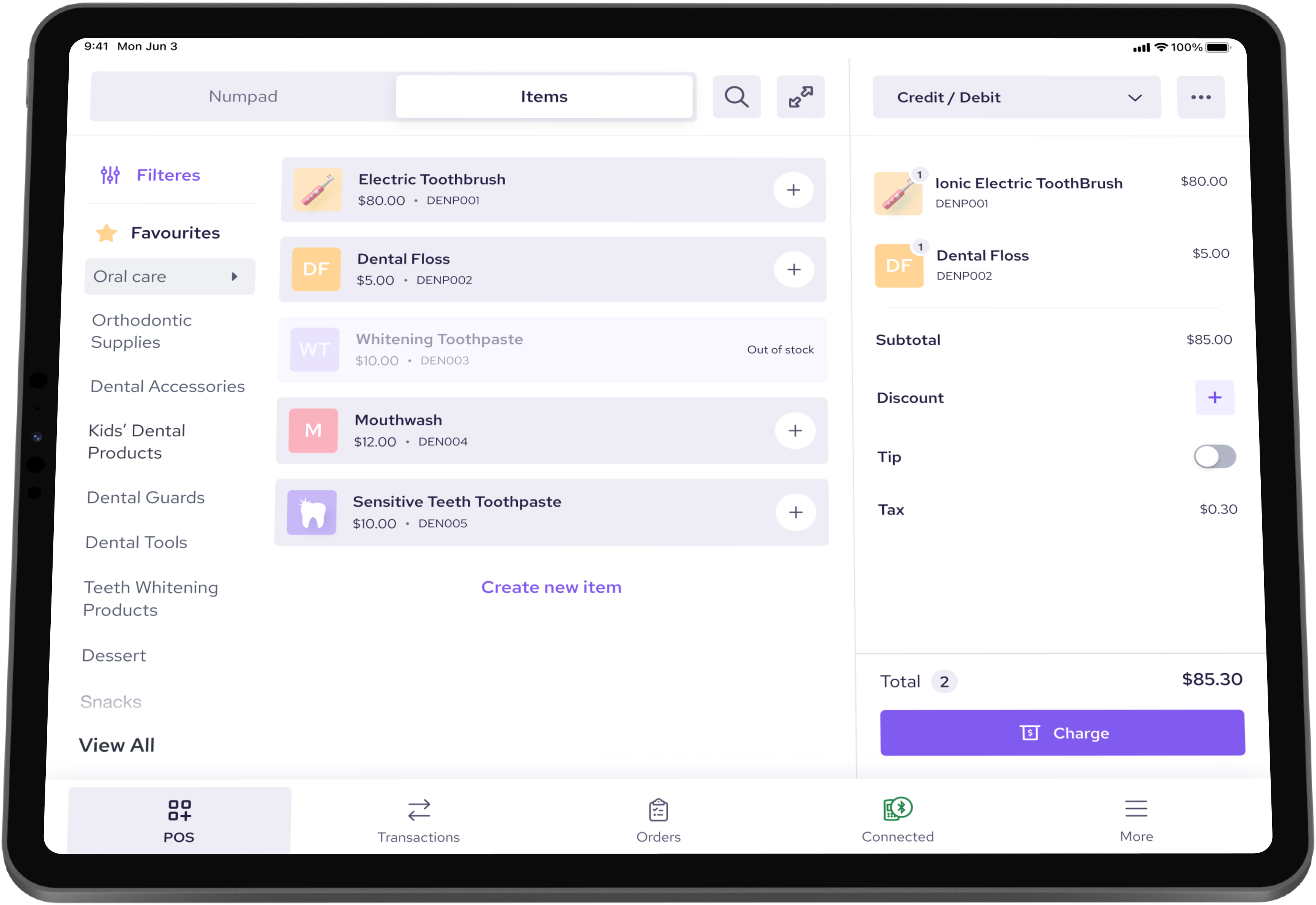 Download POS software on iPad to use the POS system anywhere