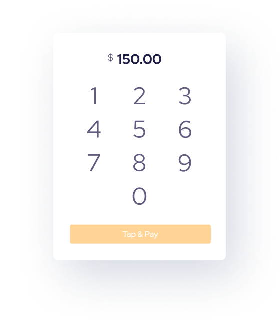 POS accept payment illustration