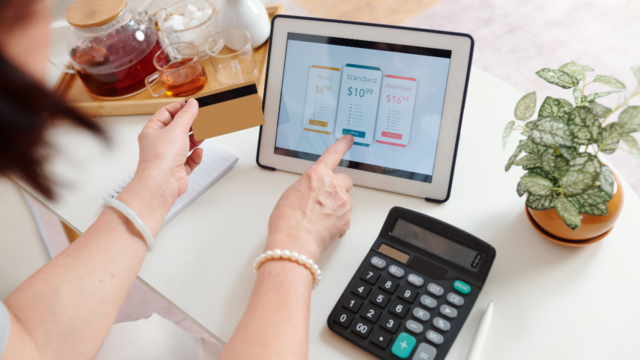 Customer choosing recurring billing