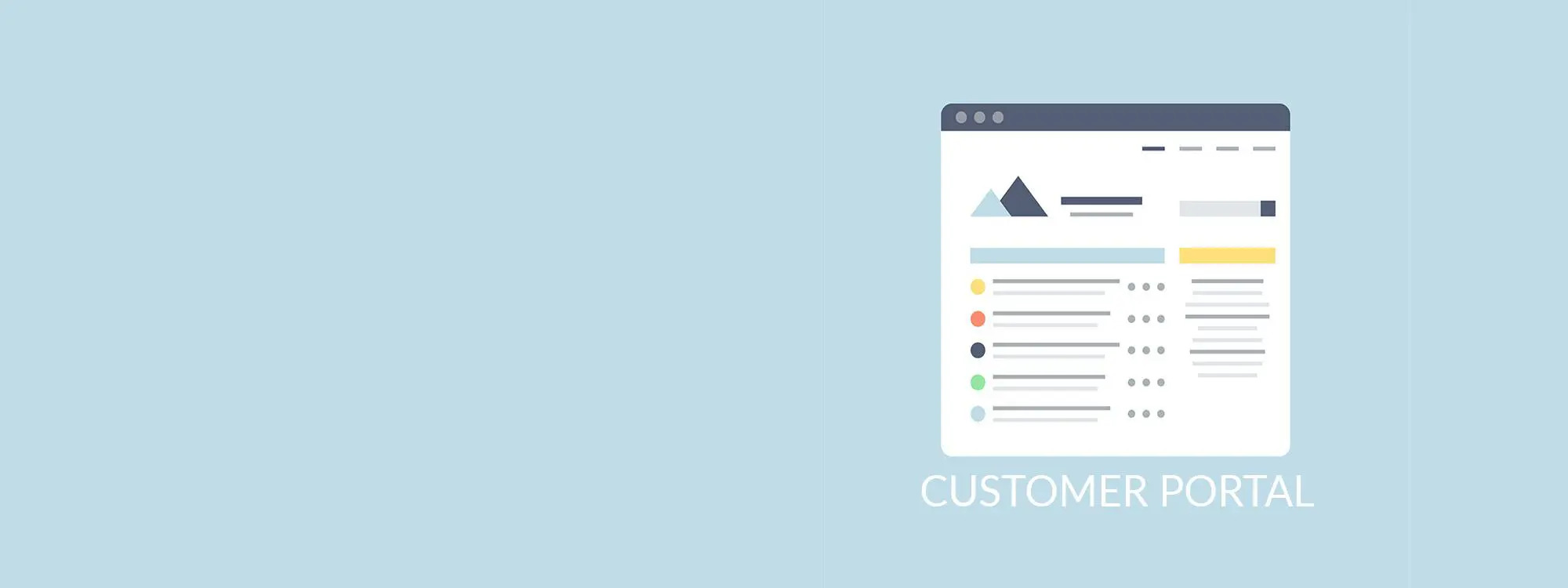 customer service portal (CRM)