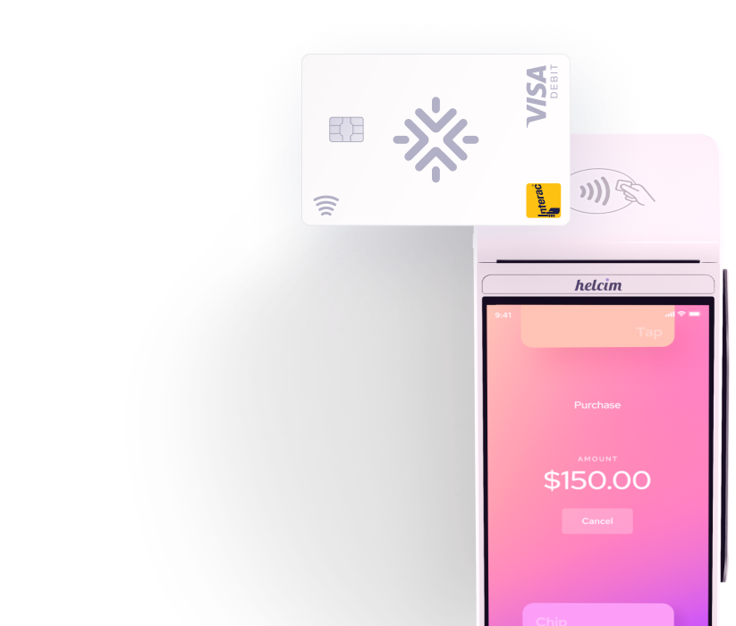 Helcim Smart terminal with ConnectFirst