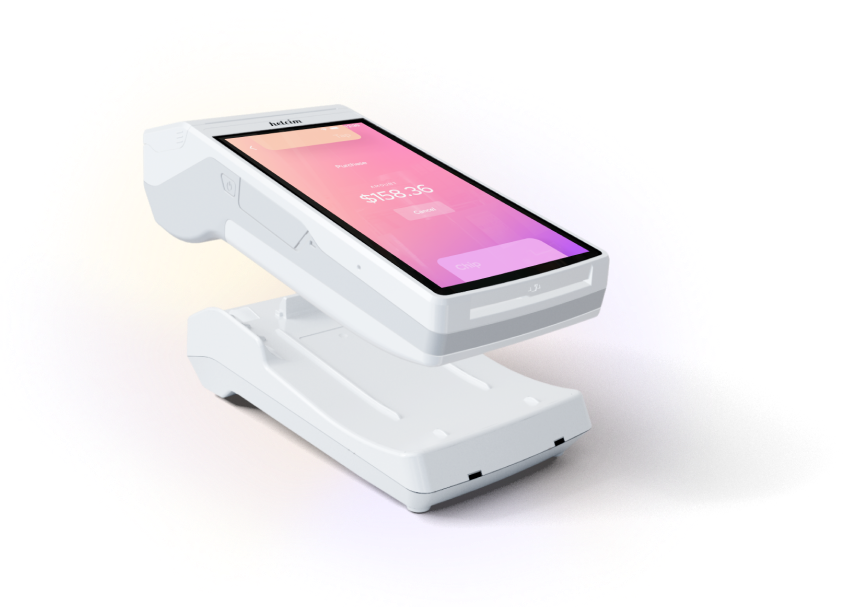 Helcim credit card machine charging stand