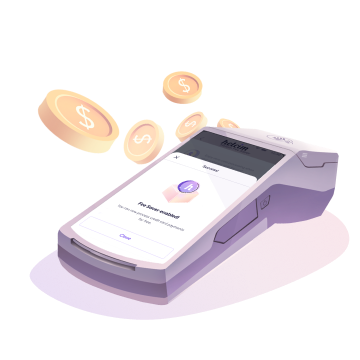 Helcim smart terminal has surcharging