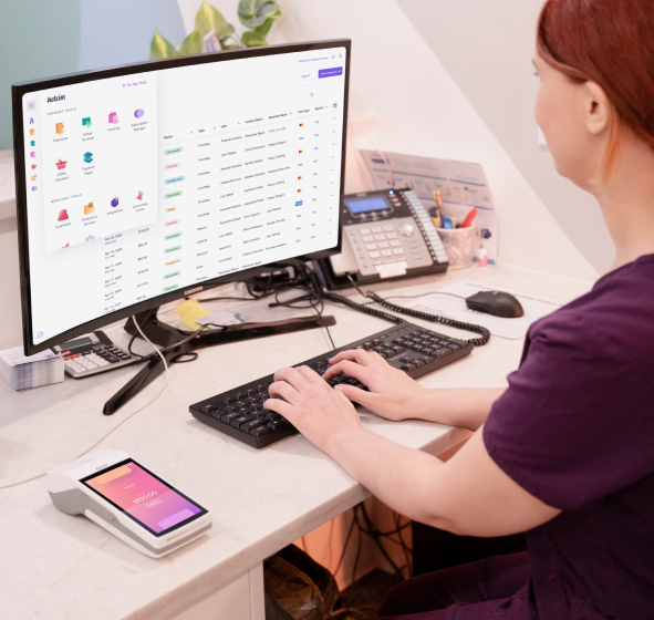 Access customer data through Helcim POS app
