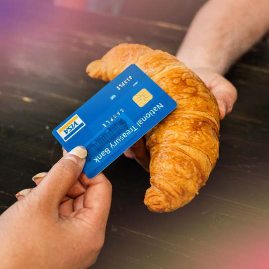 Tap on croissant