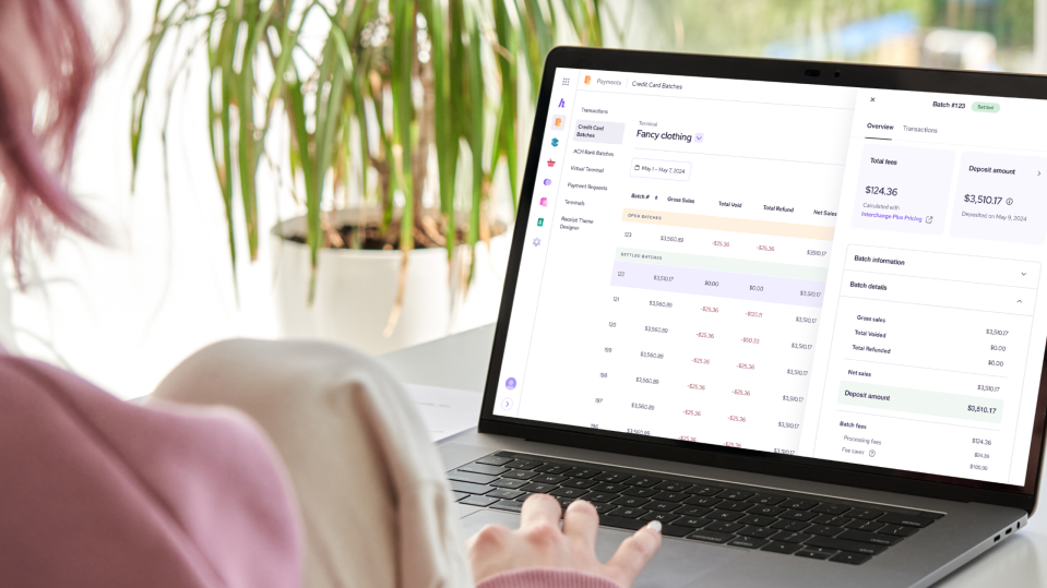 Collect advance payments from a computer