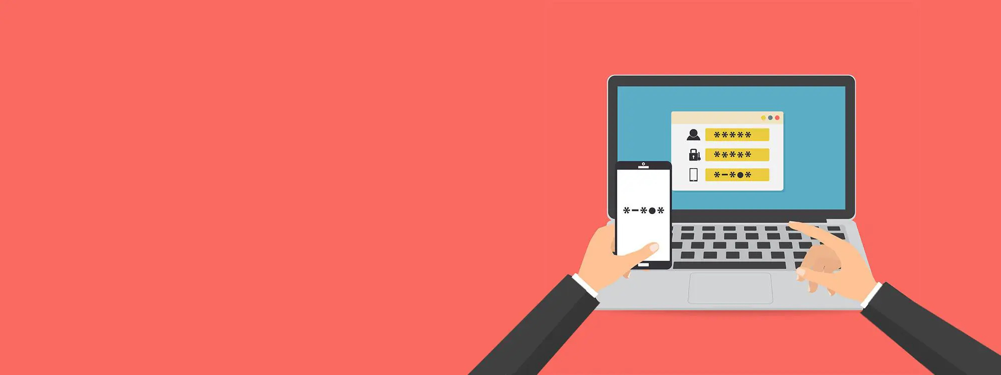 Image showing a laptop, phone, and two factor authentication