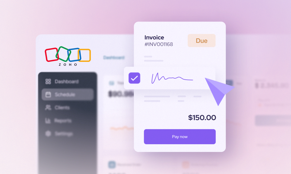 Zoho payment processing integration